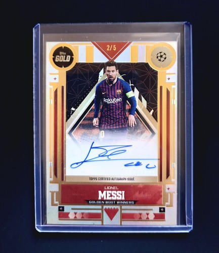 Messi autograph topps - messi,