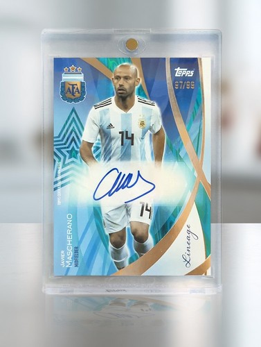 Javier mascherano topps - javier,