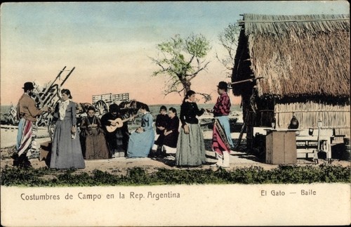 Argentinien costumbres de - ak,