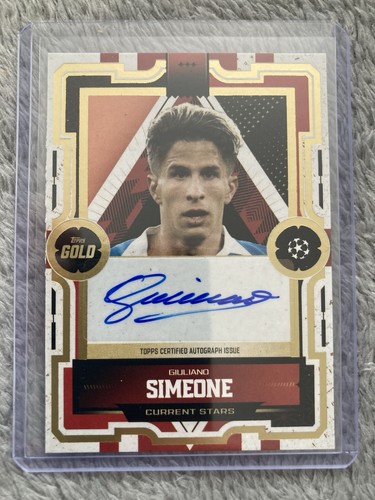 Giuliano simeone topps gold - simeone,