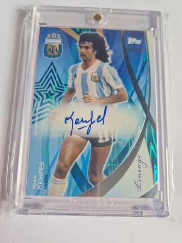 Mario kempes auto topps - mario, /99
